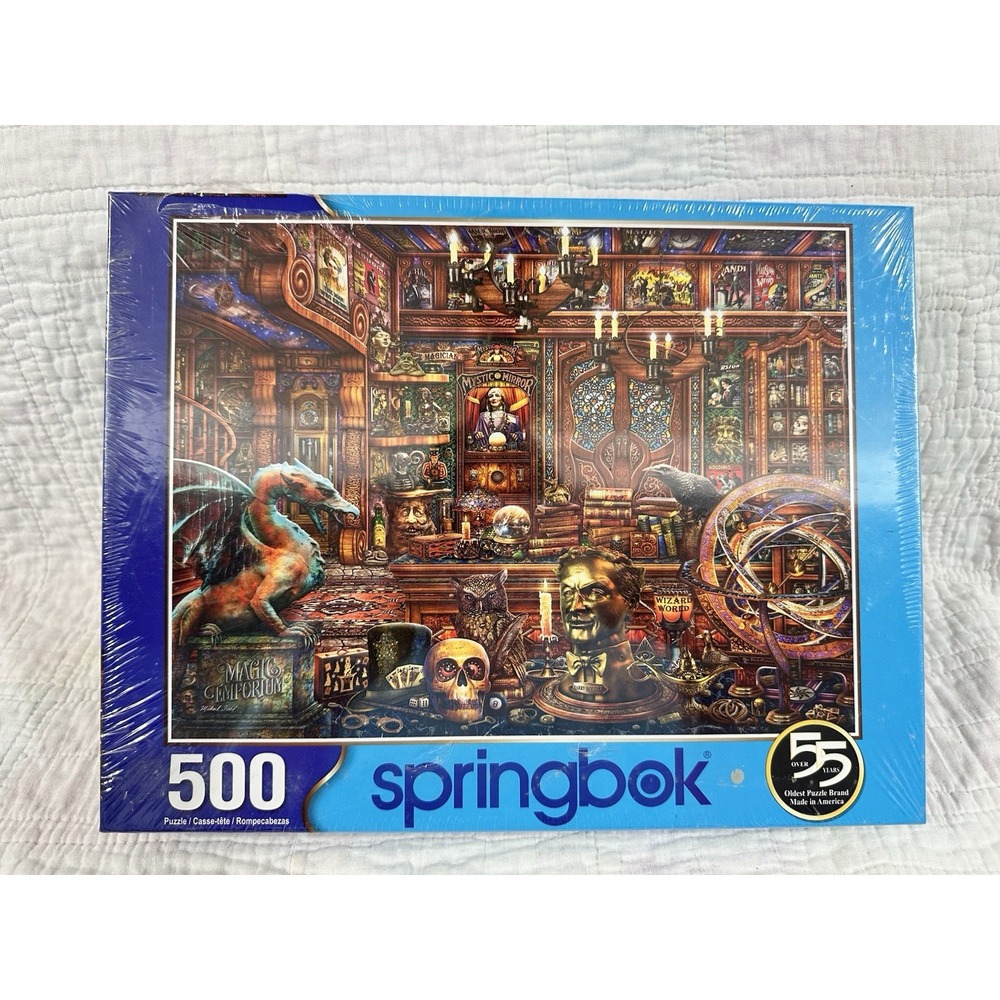 "MAGIC EMPORIUM" 500 Piece Puzzle by Springbok Brand New Sealed Spooky Potion